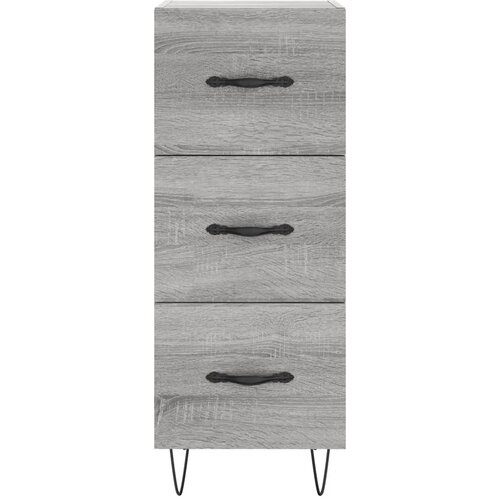  Visoka komoda siva sonome 34,5x34x180 cm od konstruiranog drva Slike