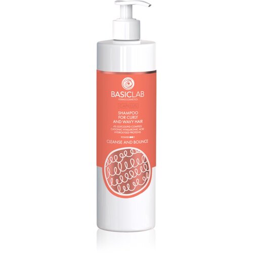BasicLab Dermocosmetics Capillus &amp;scaron;ampon za valovite in kodraste lase 300 ml Slike