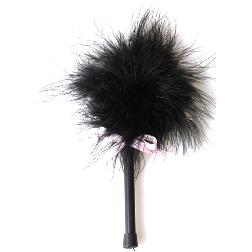 SECRET PLAY Marabou Duster Black Slike