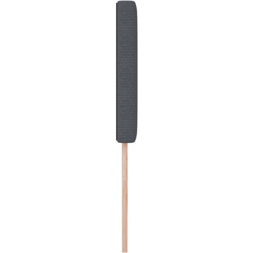 VidaXL naslon za glavu tamnosiva drvo, tkanina 100 cm Slike