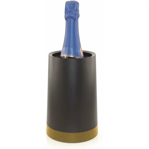 Pulltex Termo hladilec vino/šampanj 13xh20cm črn z vložkom / pvc, (20456596)