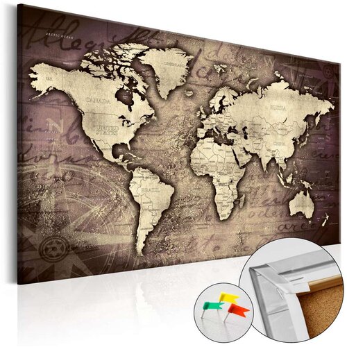  Slika na plutenoj podlozi - Precious World [Cork Map] 90x60 Cijene