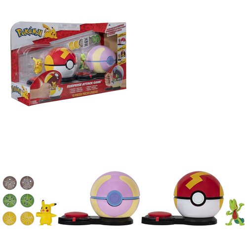 Pokemon pkm: igra, surprise attack, pikachu vs. treecko, (21605915) Slike