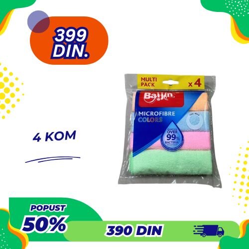 Zotrix mikrofiber krpe 4 kom Slike