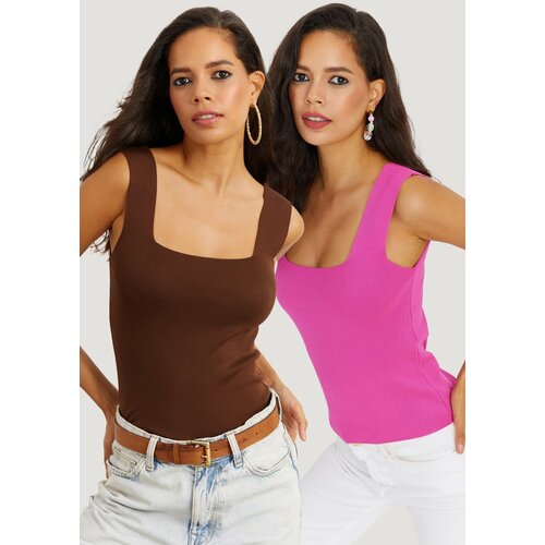 Cool & Sexy Blouse - Brown - Regular fit Slike
