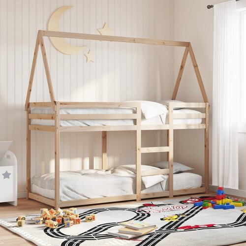 VidaXL Pograd s streho 90x190 cm trdna borovina Slike