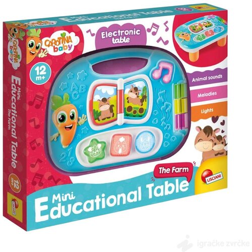 Lisciani Carotina edukativni set Mini tabla FARMA Slike
