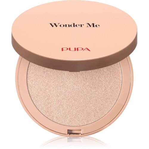 PUPA Milano Wonder Me Glow kompaktni highlighter u prahu nijansa 102 - Pure Gold 7.5 g Slike