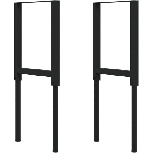  Radni stol 100x60x(73-99,5) cm od masivne hrastovine pravokutni Slike