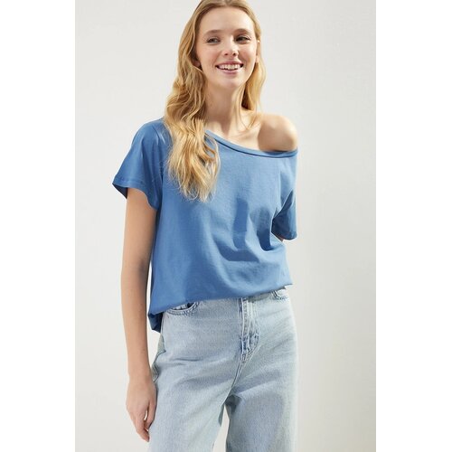TRENDYOLMILLA Ženska majica TWOSS20TS0140, Plava Cene