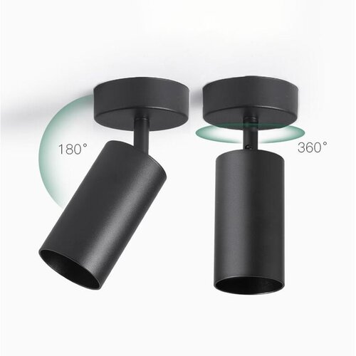 Toolight stropna visilica / zidni APP1244-1C BLACK Slike
