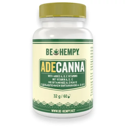 Be Hempy Vitamini A, D in E ter konopljini vršički - ADECanna (60 kapsul)
