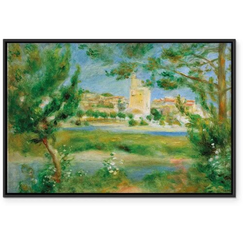  Slika - Pierre-Auguste Renoir &amp;ndash; Villeneuveles-Avignon 90x60 U crnom drvenom okviru Slike