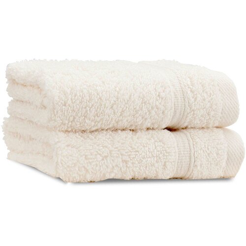 Catherine Lansfield Krem pamučni ručnici u setu 2 kom od frotira 30x30 cm Zero Twist &amp;ndash; Slike
