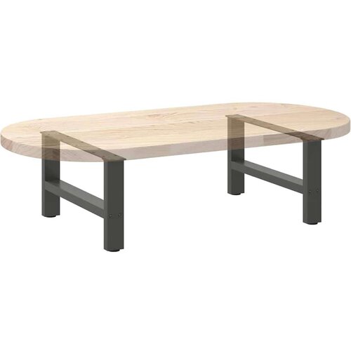  Noge stolića za kavu antracit 2 kom 60x(30-31) cm čelik Slike