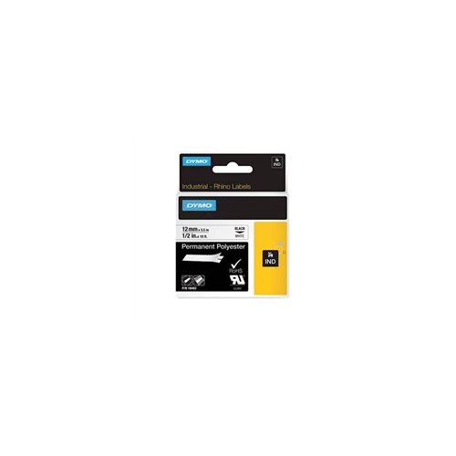 Dymo Traka Rhino Polyester 18483, 12 mm / 5.5 m (crna/bijela), original Cijene