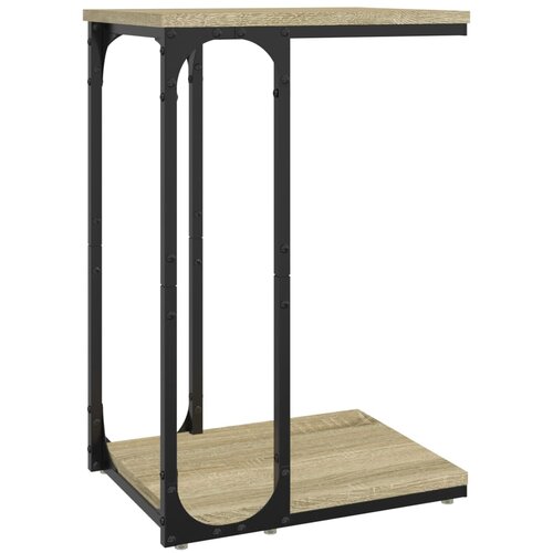 VidaXL Stranska mizica sonoma hrast 40x30x60 cm inženirski les, (20602496) Slike