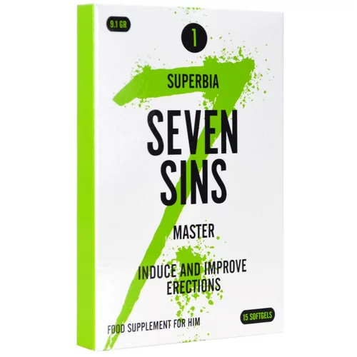 Morningstar Seven Sins - Master - Aphrodisiac for Men - 15 softgels