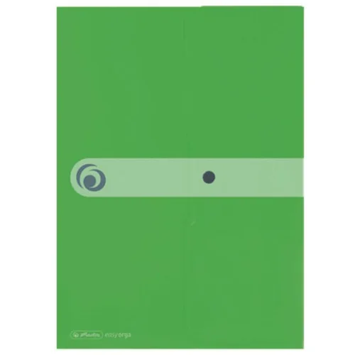 Herlitz Kuverta s dugmetom PP A4, Easy orga to go, zelena