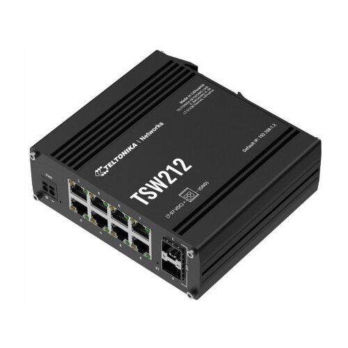 Teltonika stikalo Giga 8-port 2xSFP DIN Mini managed TSW212 Cene