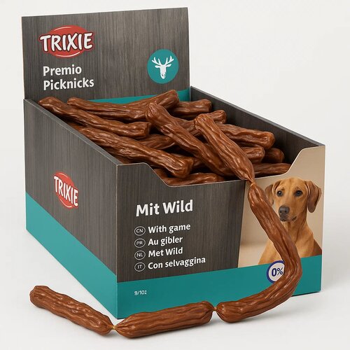 Trixie Beskrajne kobasice divljač 8cm – 200 kom, 94% mesa Cene