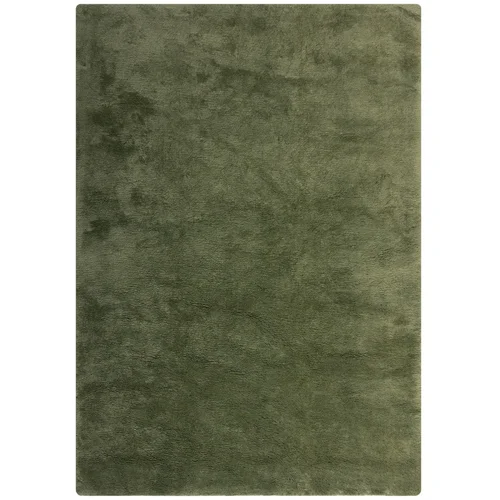 Flair Rugs Tamno zeleno sintetičko krzno 200x290 cm Faroe Wool Look Fur –