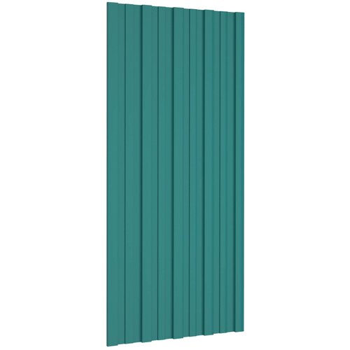 Krovni panel 12 pcs Zelena 100 x 45 cm Pocinčani čelik Cijene