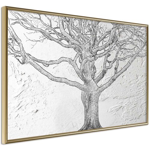  Poster - Tangled Branches 45x30 Slike