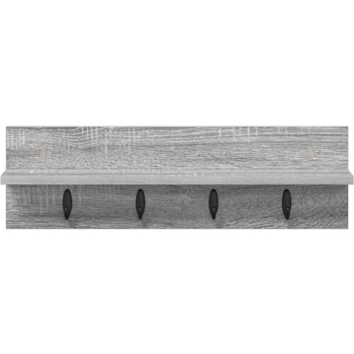 vidaXL Vje&scaron;alica za kapute na zidu Sivi hrast sonoma 60 x 10.5 x 18 cm Cijene