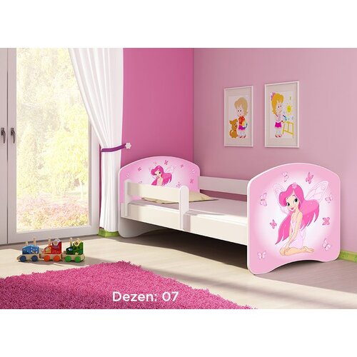 ACMA dečiji krevet ii 160x80 + dušek 6 cm WHITE7 Cene