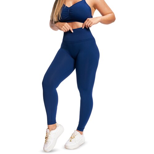 GymBeam ženske helanke sculpt seamless navy Slike