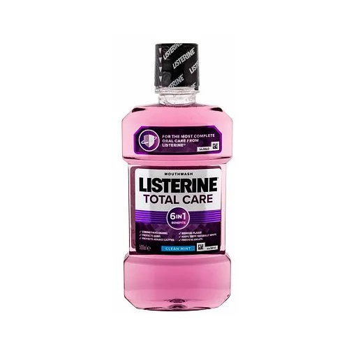 Listerine mouthwash total care clean mint ustna voda za svež dah 500 ml unisex