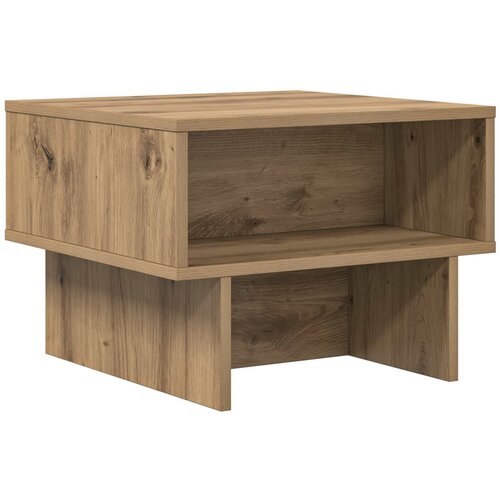 VidaXL Klubska miza Umetni hrast 48 x 46 x 35 cm Konstruiran les, (5000120543) Slike