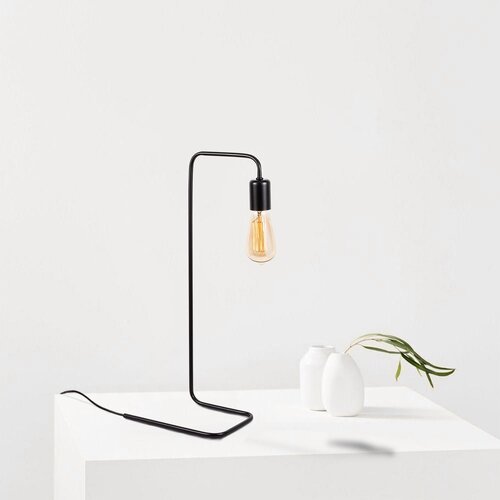 Hanah home stona lampa E27 socket, crna Cene