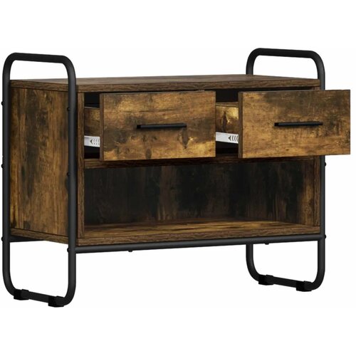  TV ormar 60 x 30 x 50 cm Dimljeni hrast Konstruirano drvo - Dimljeni hrast Slike