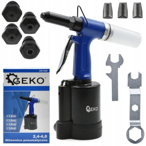 Geko Komplet pnevmatskega kovičnika za zakovice 2,4-4,8mm, (21035900) Cene