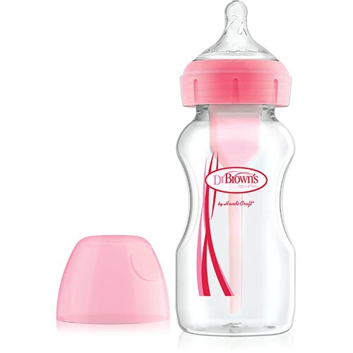 Dr.browns plastična fla&scaron;ica Wide Neck Roze, 270ml 0m+ Cene
