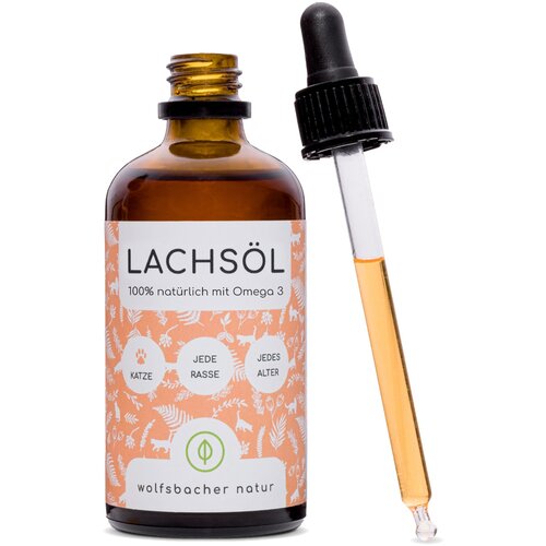  Wolfsbacher Natur lososovo ulje za mačke - 100 ml Slike
