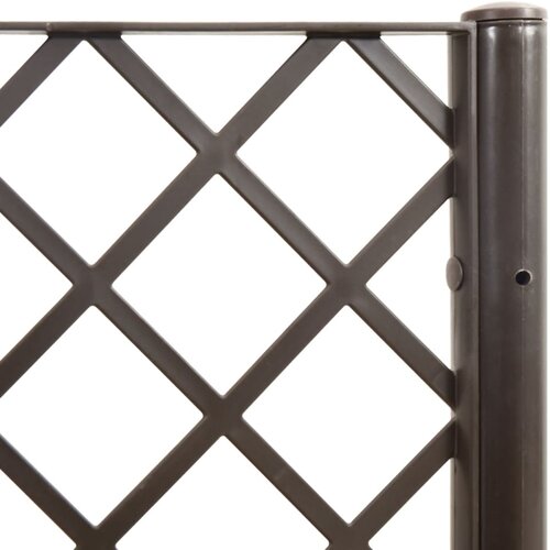  Vrtna sadilica s re&amp;scaron;etkom smeđa 160 x 120 x 142 cm PP Slike