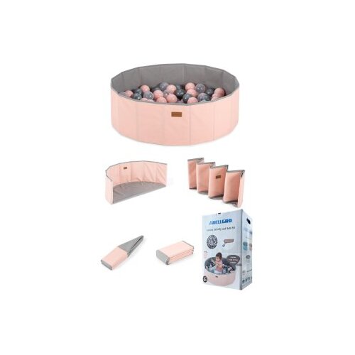 Wallxpert Ogradica sa lopticama 90 Katlanır Top Havuzu Pink Slike