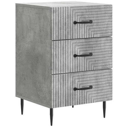  Noćni ormar Betonska siva 43 x 41 x 66 5 cm Konstruirano drvo - Betonska siva Cene