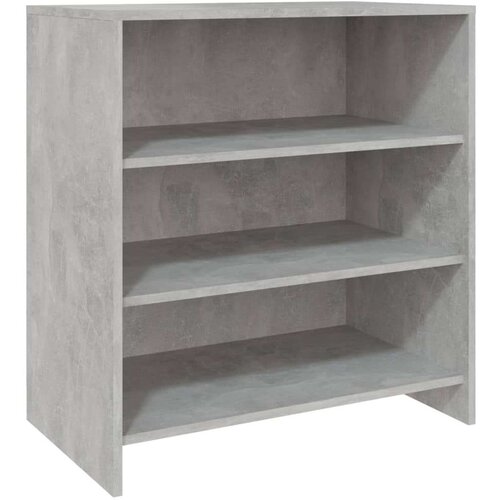 VidaXL Komoda siva boja betona 70 x 40,5 x 75 cm od iverice Slike