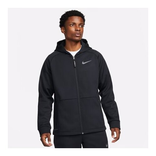 Nike Pro Therma-Fit Full Zip Jacket, Black/Iron Grey, (20485360) Cene