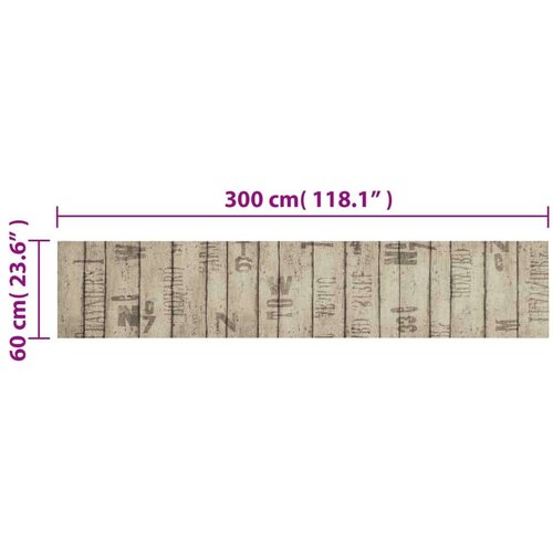  Tepih perivi s uzorkom ograde 60 x 300 cm bar&amp;scaron;unasti Slike