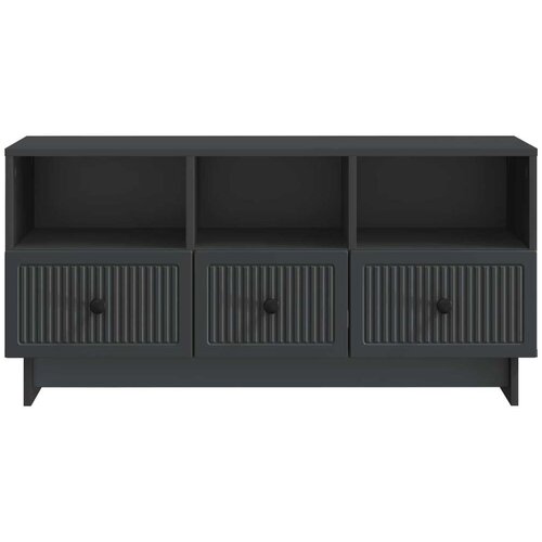 vidaXL TV omarica s predalom Črna 102 x 34,5 x 50 cm Inženirski les, (5000202759) Cene