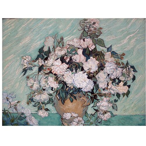 Fedkolor Reprodukcija slike Vincent van Gogh - Rosas Washington, 40 x 30 cm Slike