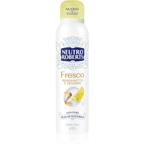 Neutro Roberts Bergamotto e Zenzero dezodorant v pr&amp;scaron;ilu z 48-urnim učinkom 150 ml Slike