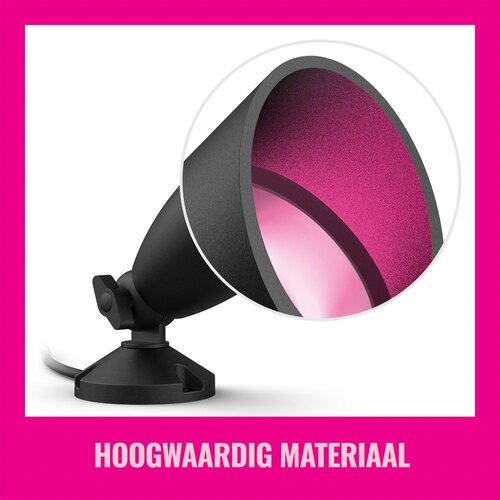Wiz SET 2x LED RGBW prigu&amp;scaron;iva spolja&amp;scaron;nje SPOT svetiljke LED/10W/230V IP65 Wi‑Fi Slike