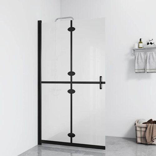  Sklopiva pregrada za tu&scaron;iranje matirano staklo ESG 70 x 190 cm Cijene