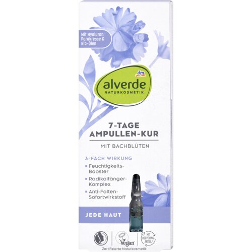 Alverde Naturkosmetik Koncentrat za lice u ampulama 7 dana (7 x 1ml) 7 ml Cene